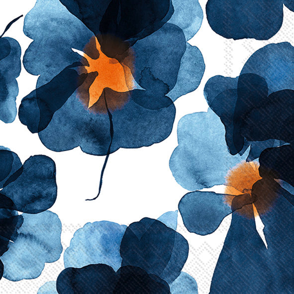 Valssi Cocktail Napkin- Blue