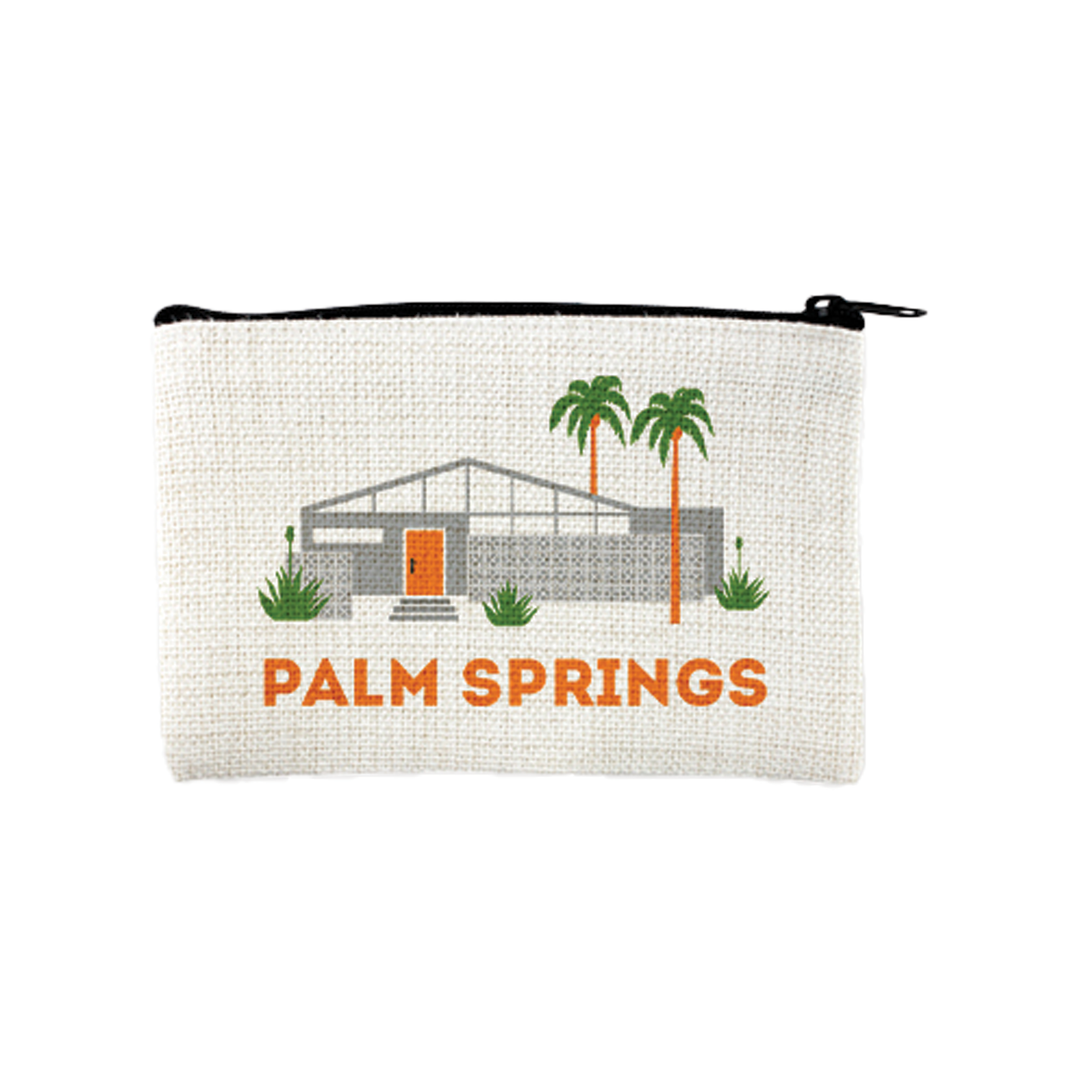 Orange Door Modern House Palm Springs Mini Zipper Pouch