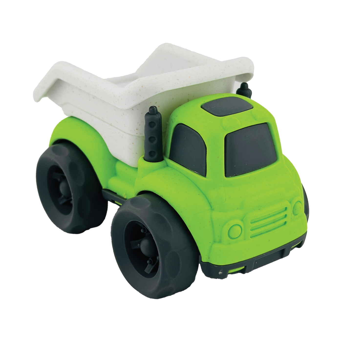 Mini Wheat Straw Vehicles- White Dumptruck