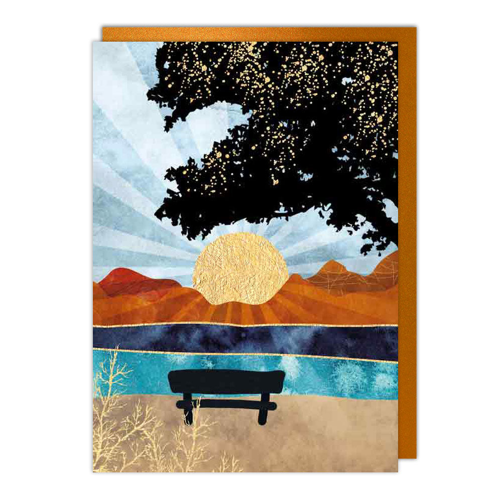 Beach Sun Blank Greeting Card