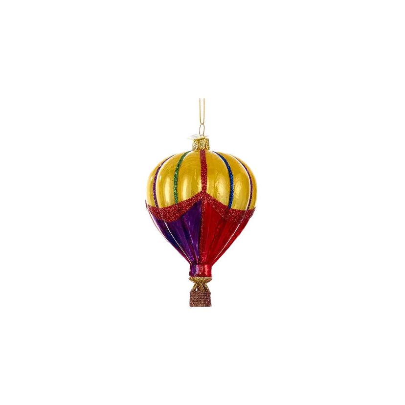 Hot Air Balloon Ornament - Yellow