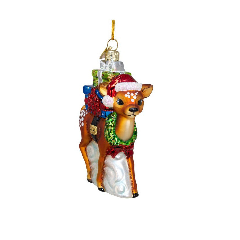 Reindeer With Gifts Ornament