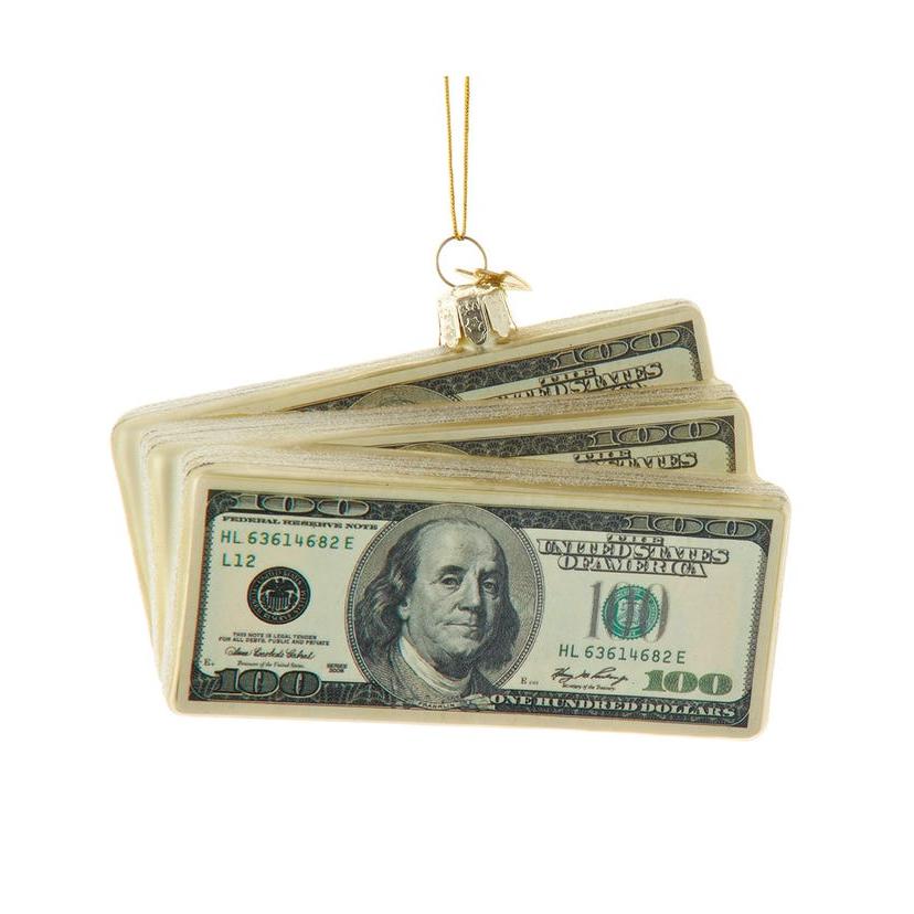 $100 Bill Ornament