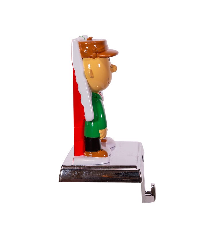 Peanuts Charlie Brown and Dog House Stocking Hanger