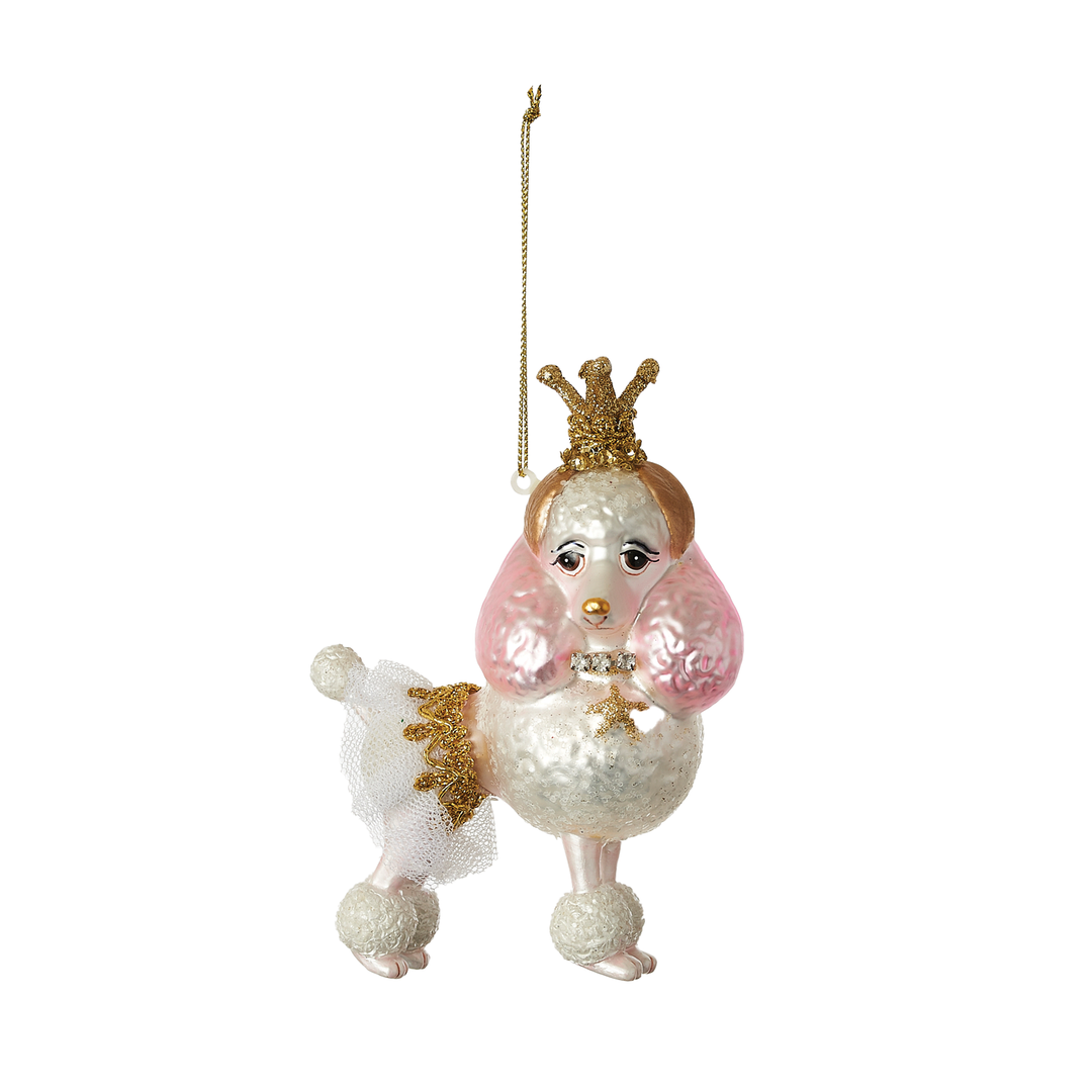 Party Dog Ornament - Poodle