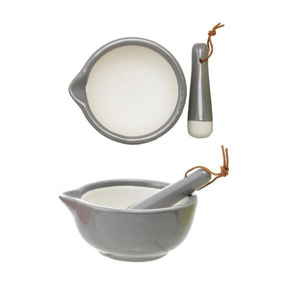 Ceramic Mortar & Pestle - Granite