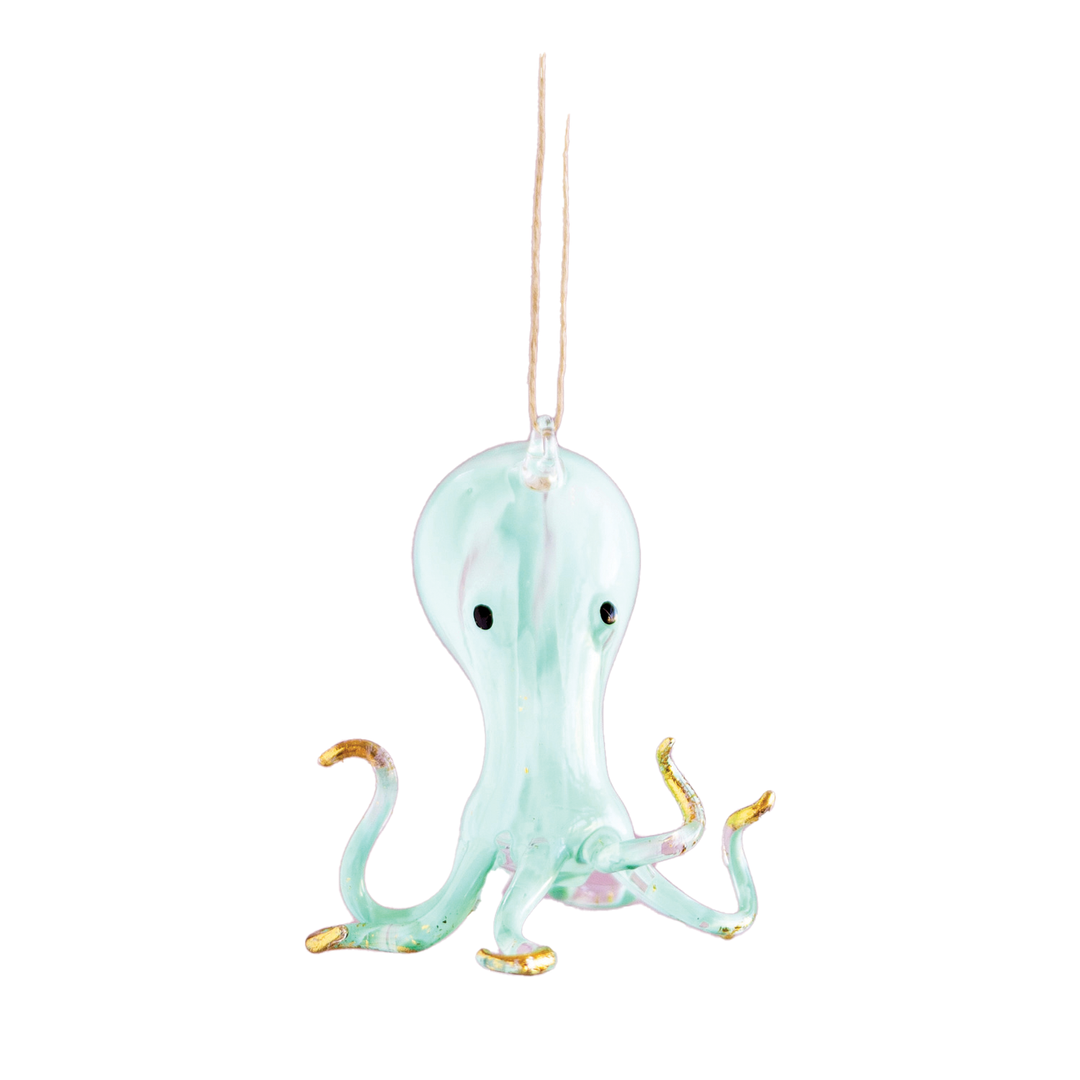 Octopus Ornament - Sea Green