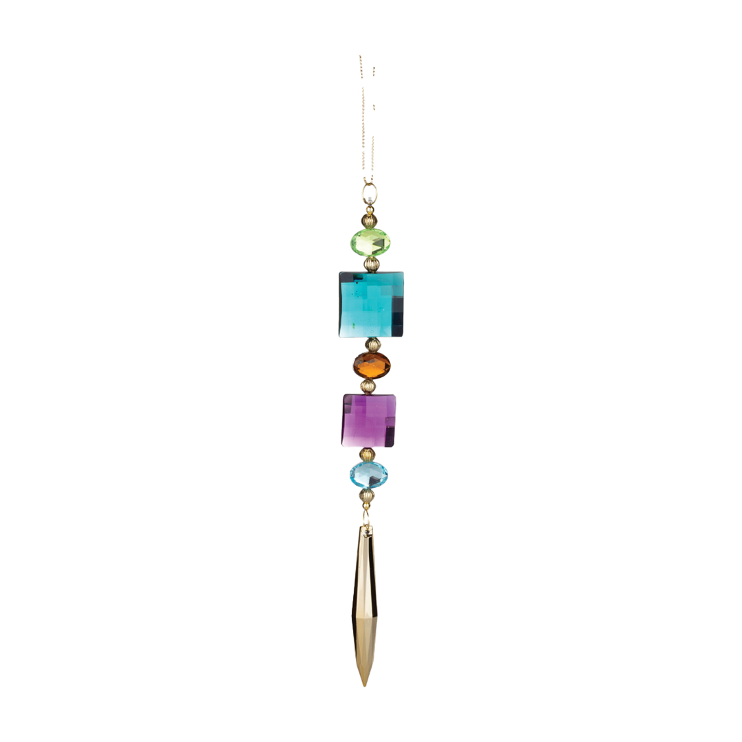 Square Jewel Drop Ornament