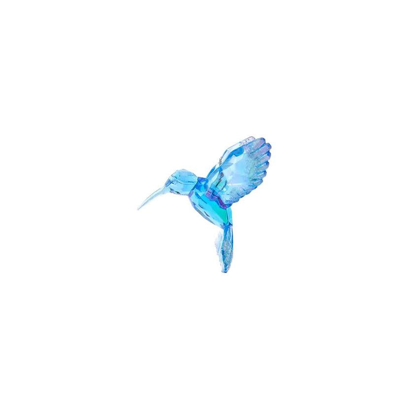 Iridescent Color Hummingbird Ornament - Blue