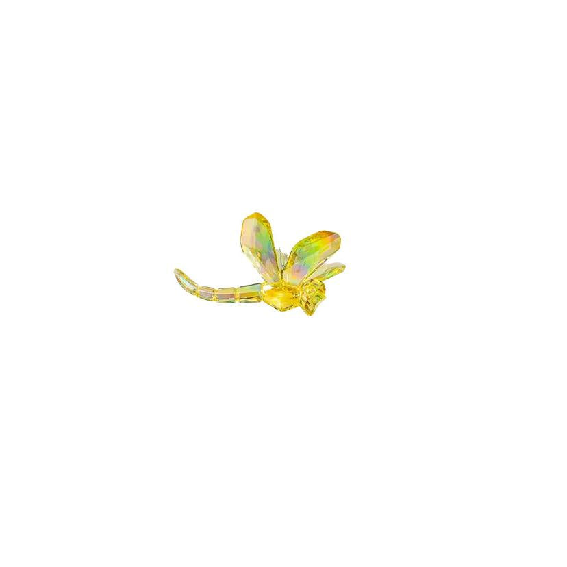 Colorful Dragonfly Ornament - Yellow