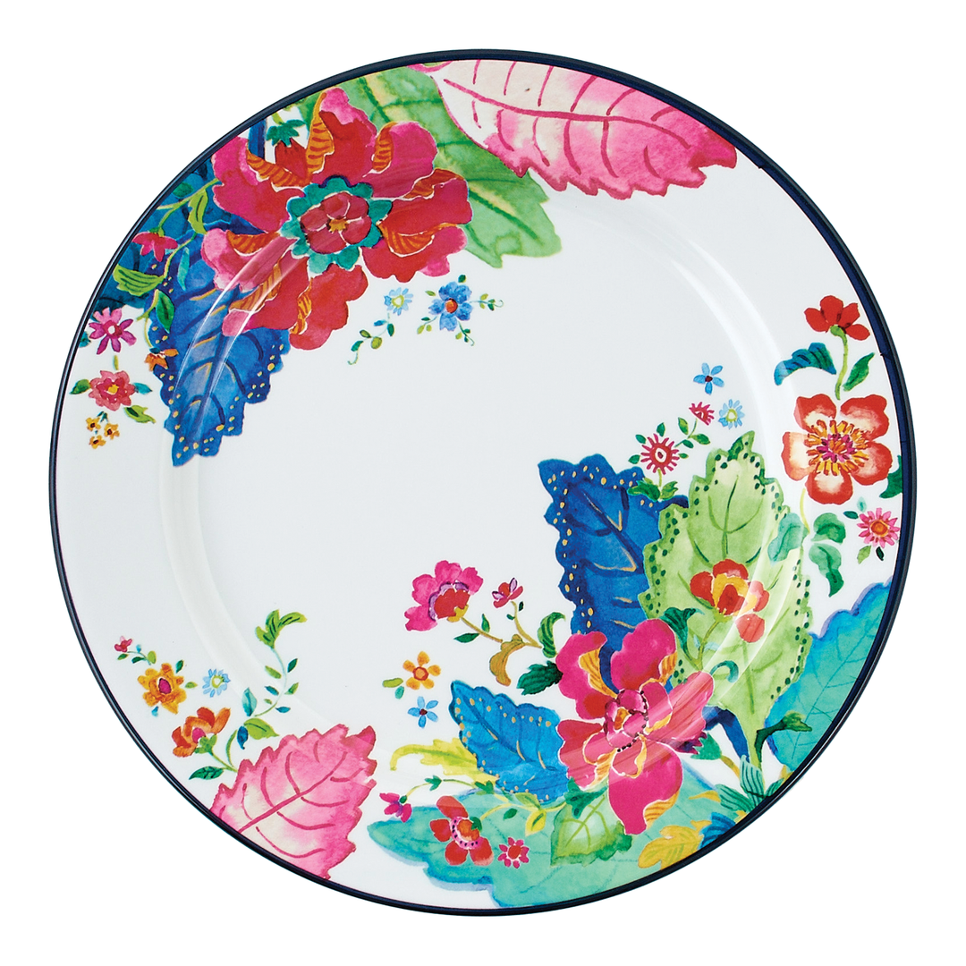 Tobacco Leaf Enamel Plate