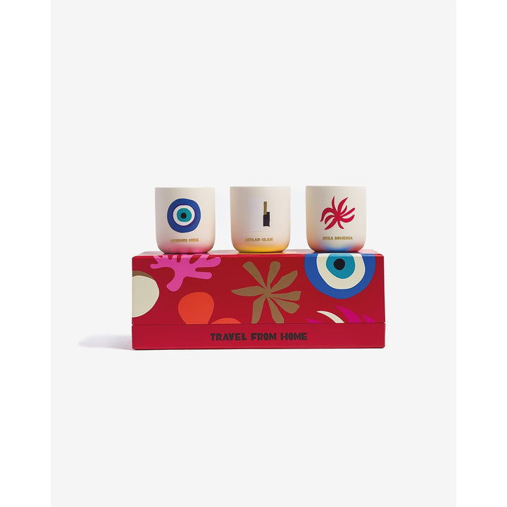 Travel From Home Mini Scented Candle Set