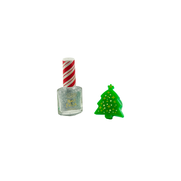 Christmas Nail Polish & Ring Set - Tree