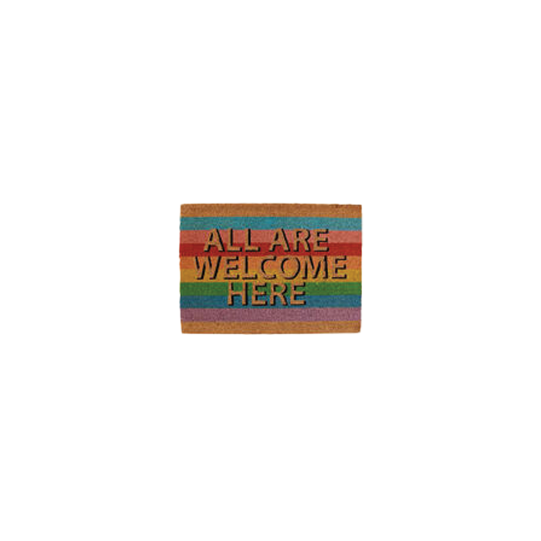 All Are Welcome Here Door Mat