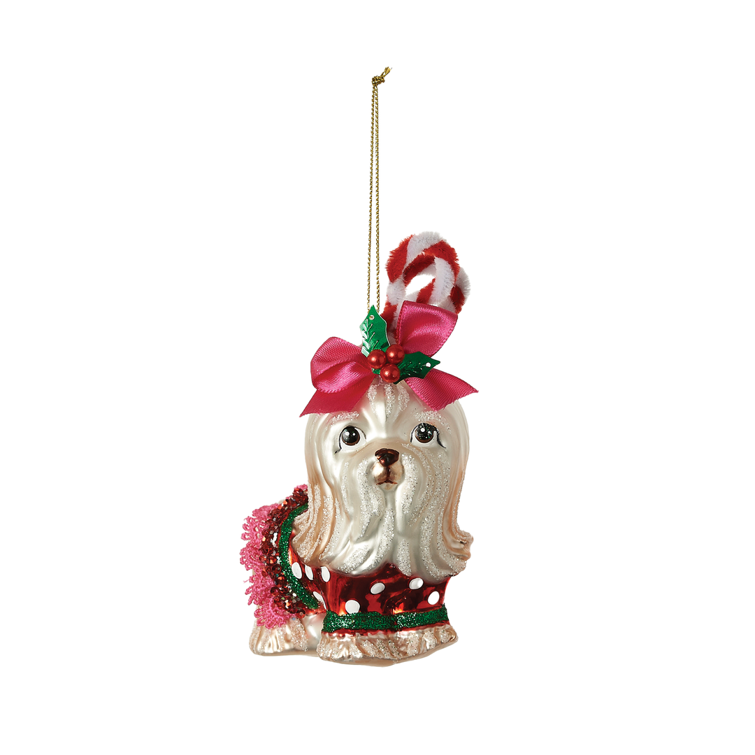 Party Dog Ornament - Shih Tzu