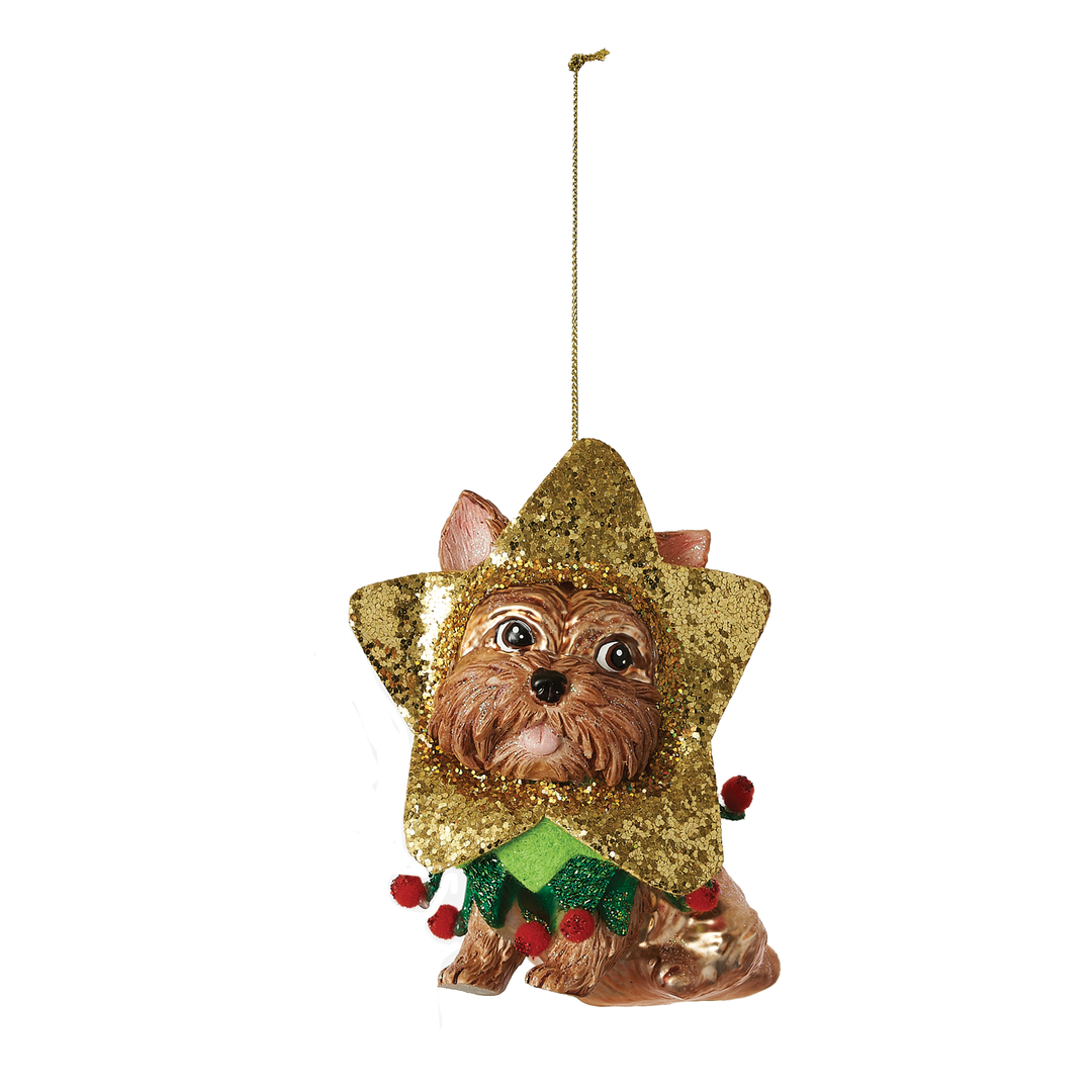 Party Dog Ornament - Yorkie