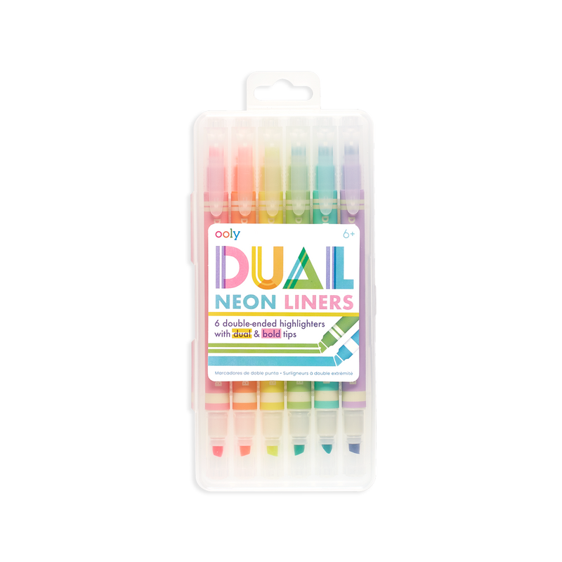 Dual Liner Double-Ended Highlighters