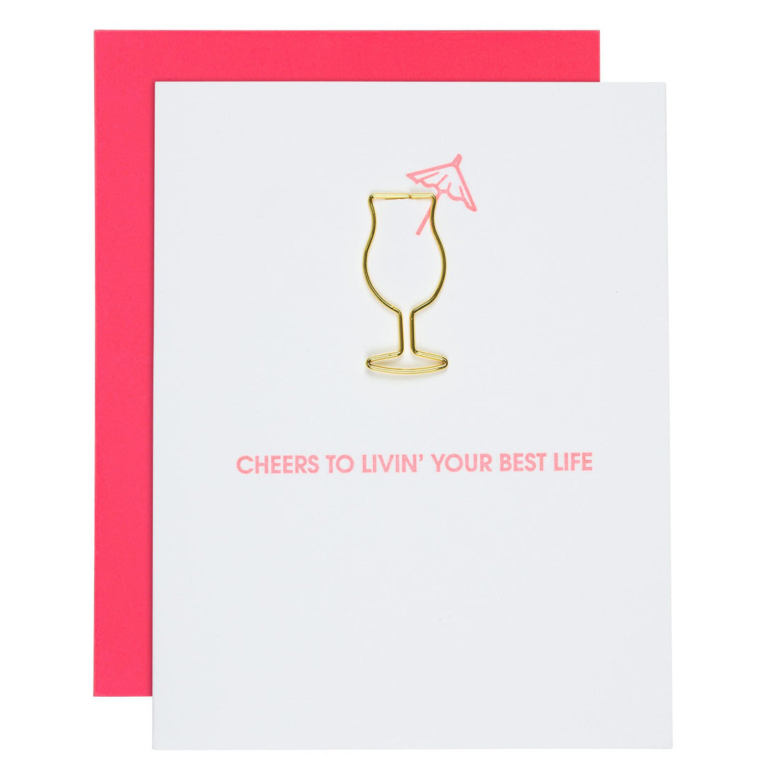 Cheers To Best Life Greeting Card