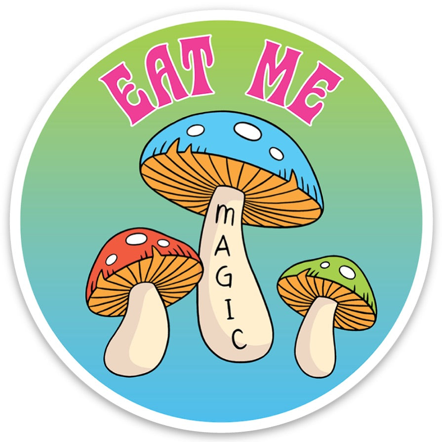 Die Cut Sticker: Magic Mushrooms