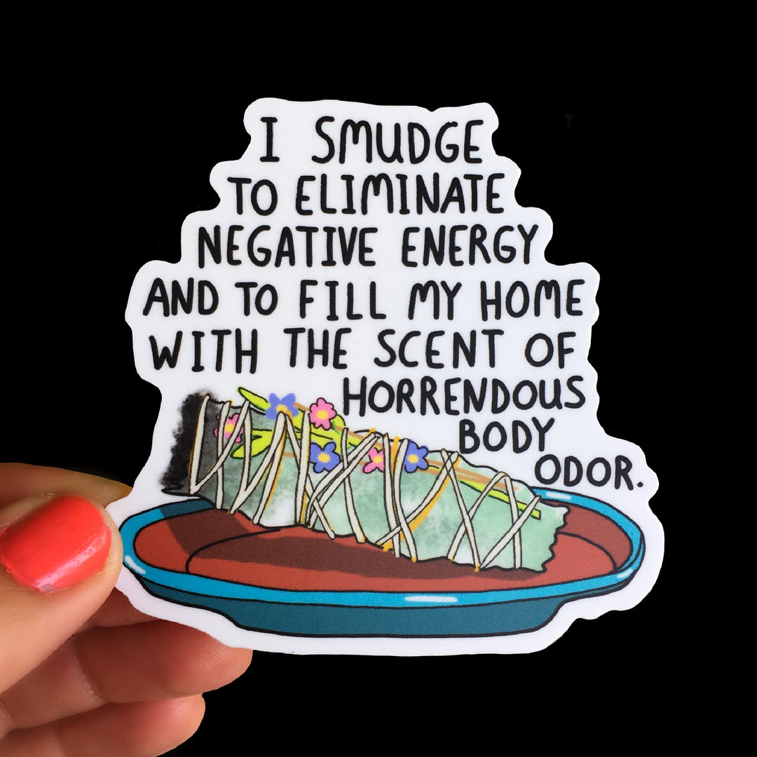 Sage Smudge Stick Vinyl Stickers