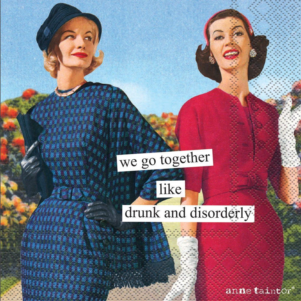 Disorderly Cocktail Napkins