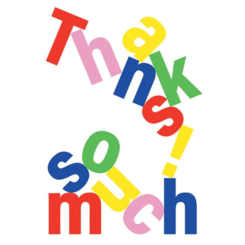 Thanks So Much Greeting Card