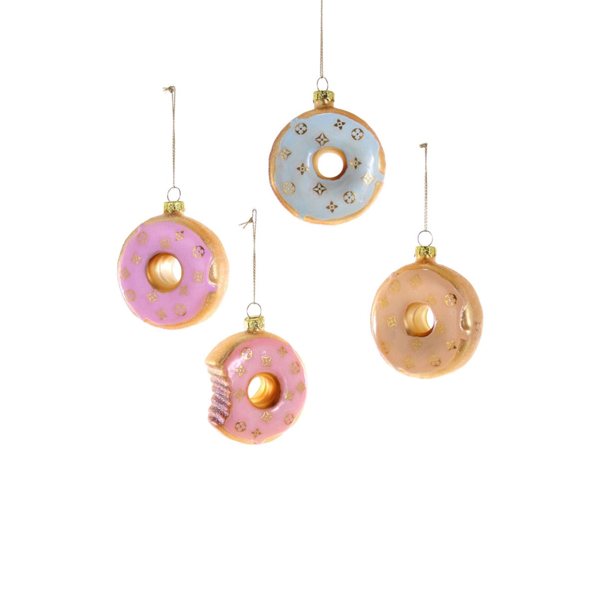 Fashion House Donut Ornament Set - Small Pastel