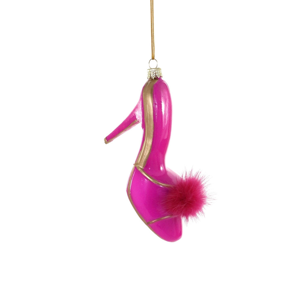 Boudoir Mule Ornament - Hot Pink