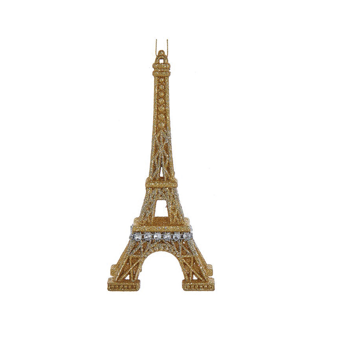 Eiffel Tower Ornament - Gold