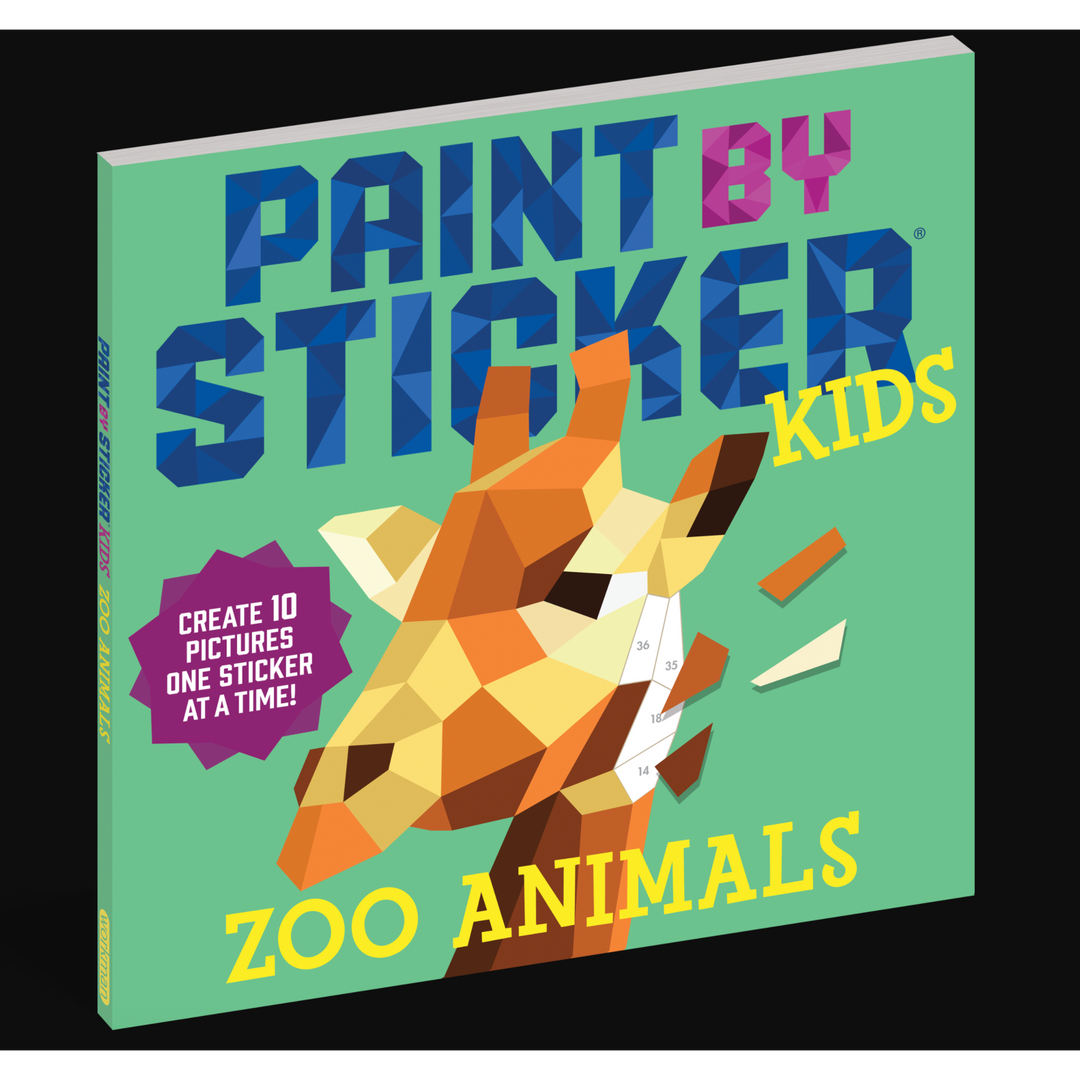 Paint By Sticker Kids: Zoo Animals