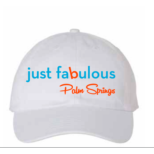 Just Fabulous Embroidered Cap - White