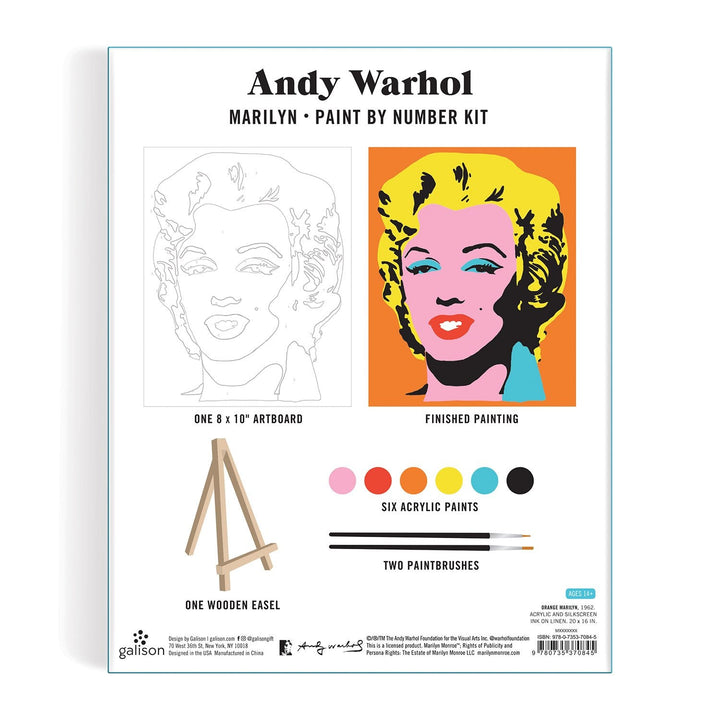 Andy Warhol: Marilyn Monroe Paint By Number