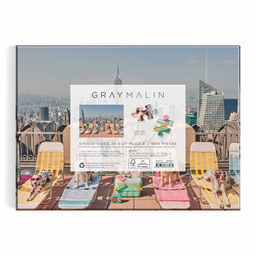 Gray Malin: The Dogs Of New York City 1000 Piece Puzzle