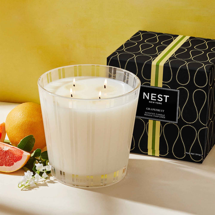 Grapefruit Luxury 4-Wick Candle 47.3 Oz.