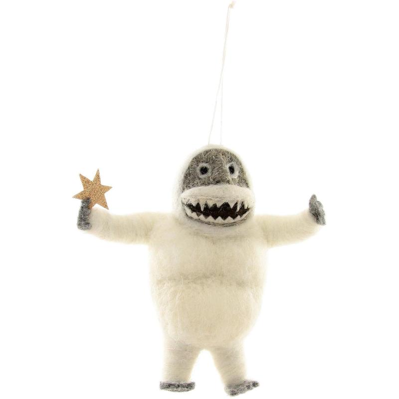 Felt Abominable Snowman Ornament