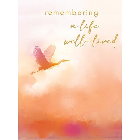 Crane Sympathy Greeting Card