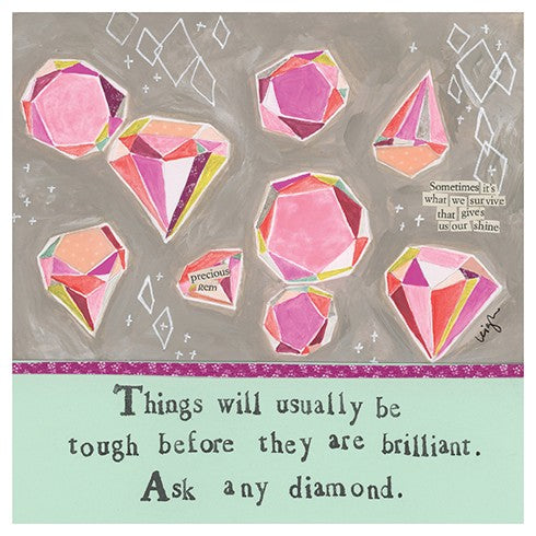 Diamond Greeting Card