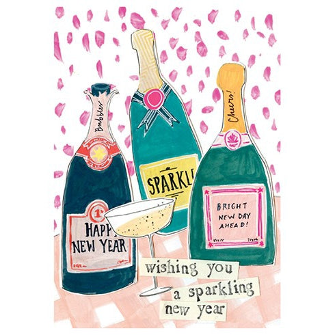 Sparkling New Year Holiday Boxed Cards