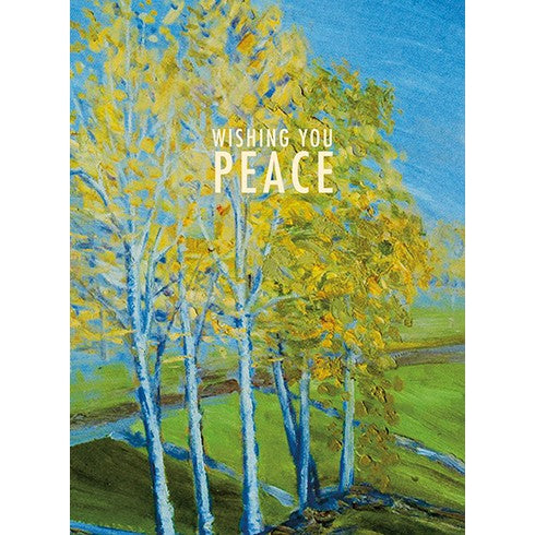 Aspen Woods Sympathy Greeting Card