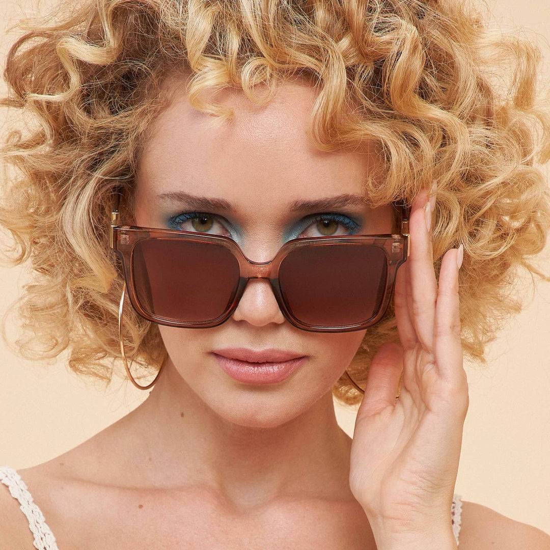Lainey Luxe Sunglasses - Rose - Just Fabulous Palm Springs