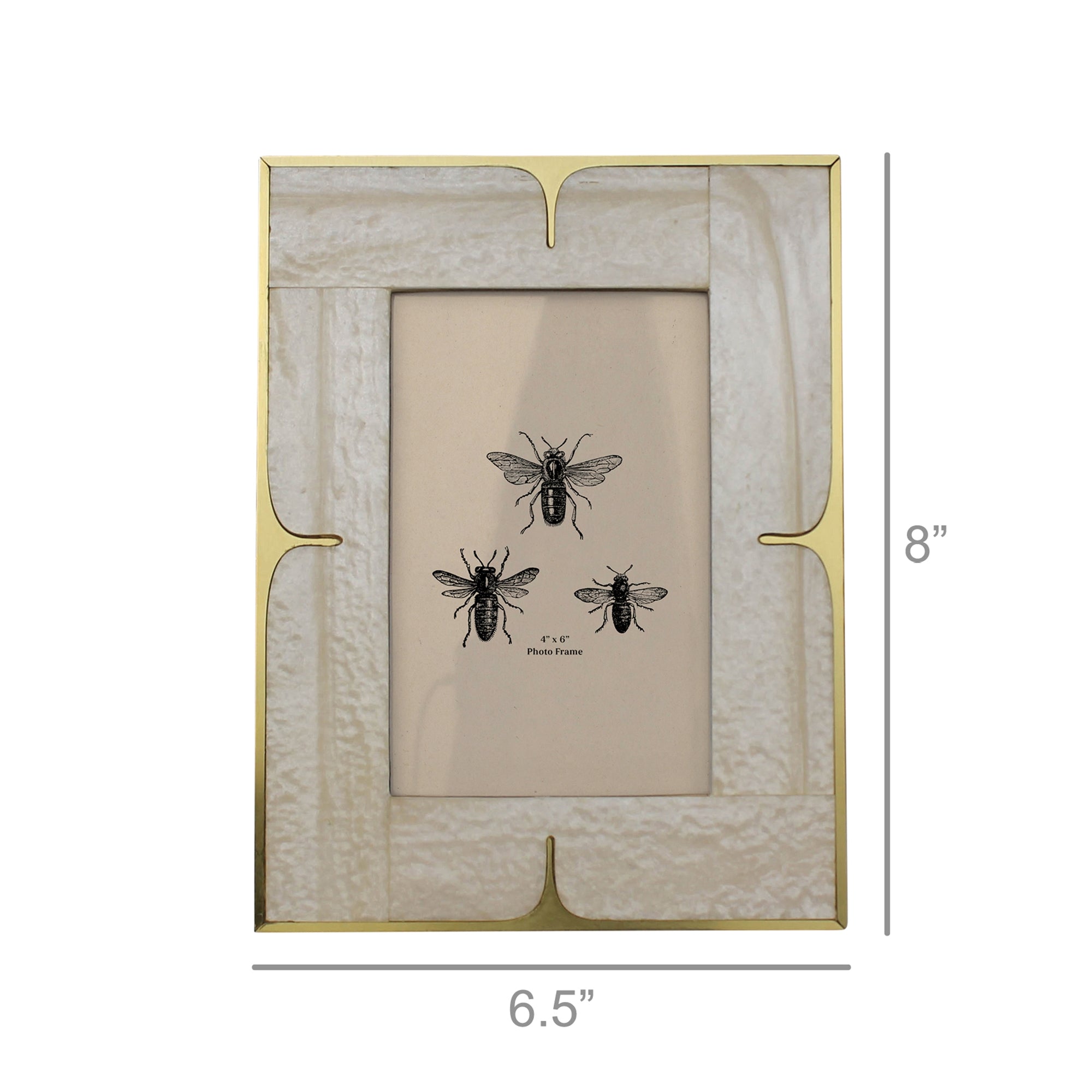 Resin & Brass Frame - 4x6