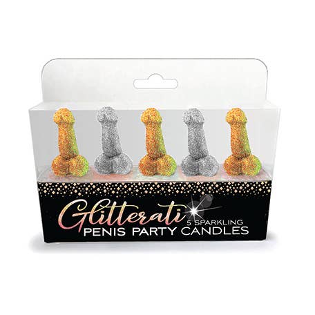 Glitterati Penis Party Candle Set