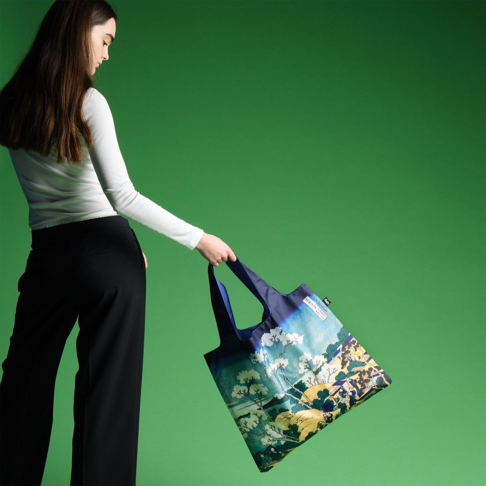 Katsushika Hokusai Fuji From Gotenyama Recycled Bag