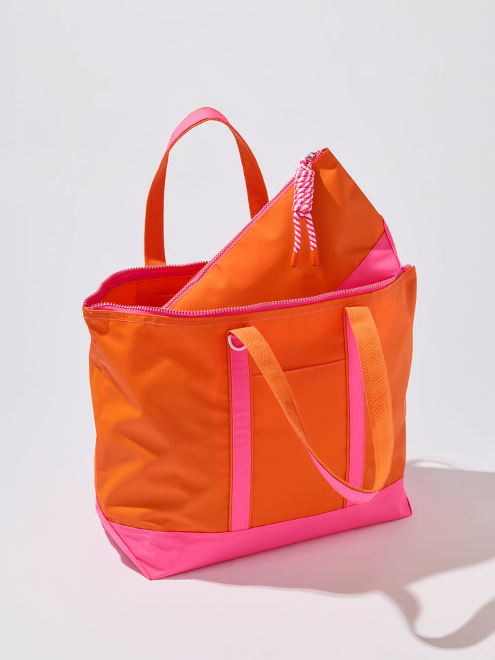 Port Water Resistant Tote - Orange