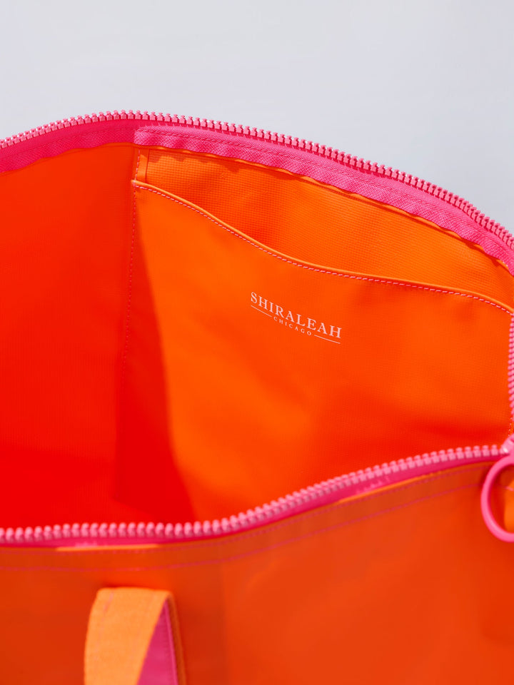 Port Water Resistant Tote - Orange