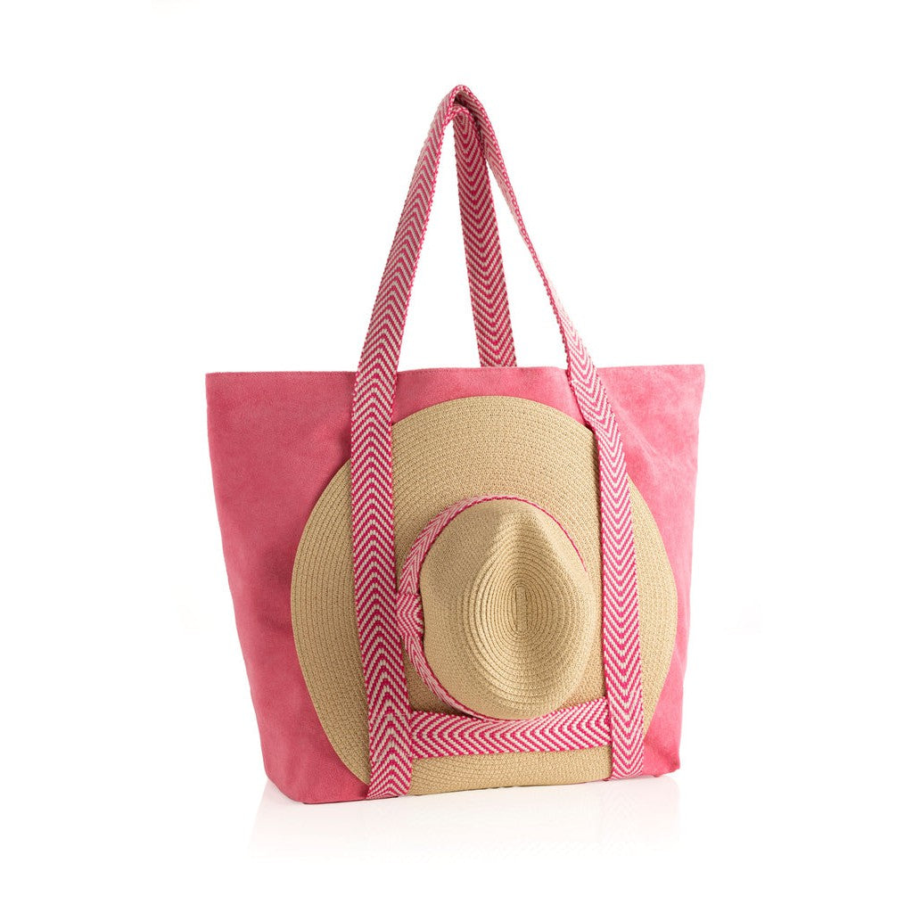 Sol Terry Tote And Hat - Pink