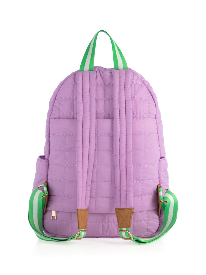 Ezra Quilted Backpack - Lilac