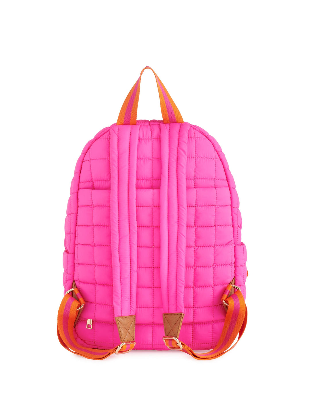Ezra Quilted Backpack - Magenta
