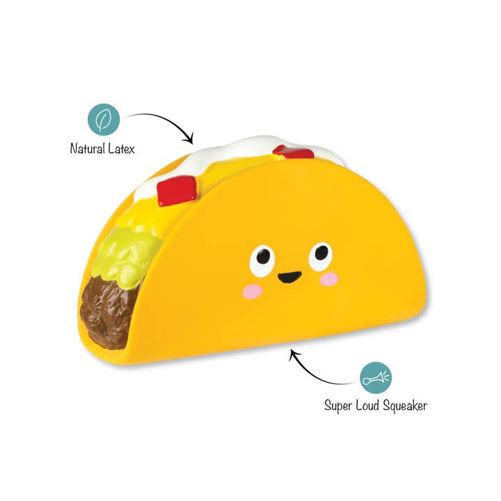 Whatchu Taco Bout Latex Dog Toy