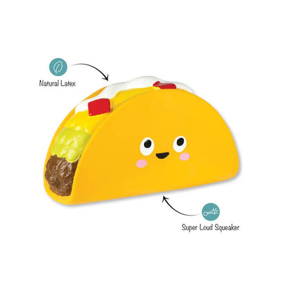Whatchu Taco Bout Latex Dog Toy